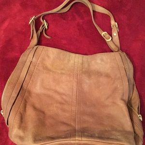 T. tahari leather purse